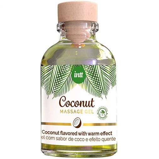 Intt Vegan Line-Intt Gel di Massaggio Vegano con Sapore e Gusto 263 Intt Vegan Line-Intt Gel di Massaggio Vegano con Sapore e Gusto
