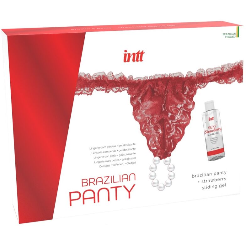 Intt Releases-Mutandine Brasiliano con Perle e Gel Lubrificante