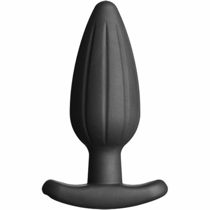 Electrastim-Rocker Plug anale in Silicone Nero, Taglia grande