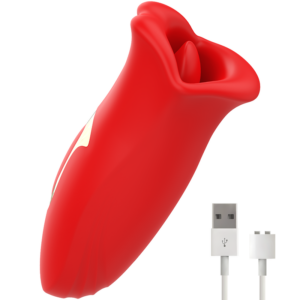 Mia-Sicilia Double Pleasure Clitoride Vibratore con Lingua, Doppia · Vibratori (immagine 4)