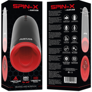 Jamyjob-Spin-x Masturbatore con rotazione e funzione · Masturbatori (imaginea 8)