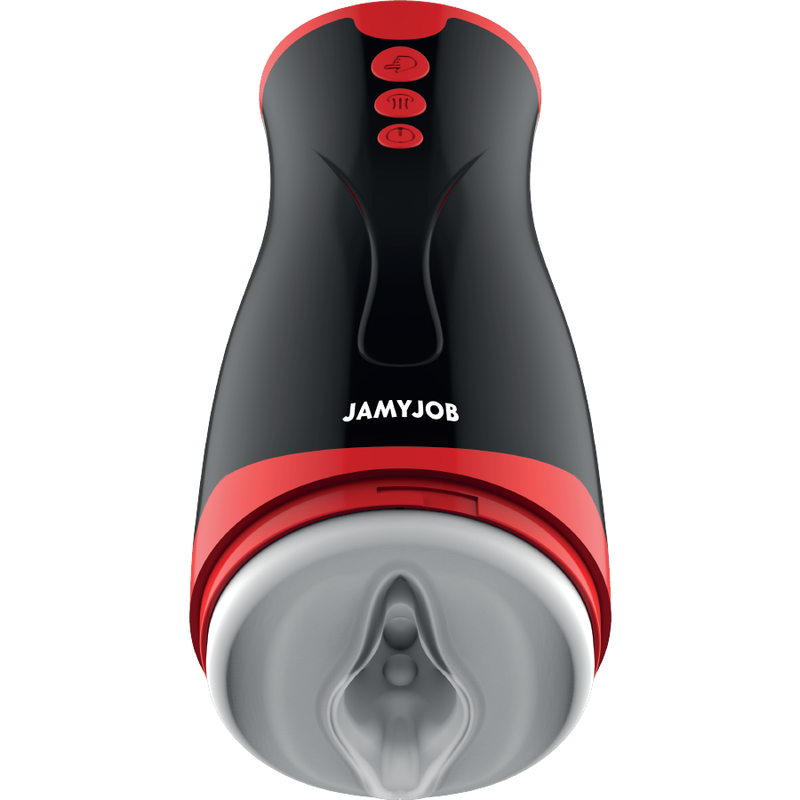 Jamyjob-Jango Masturbatore con Compressione e Vibrazioni-Silicio, 5 · Masturbatori (immagine 5)