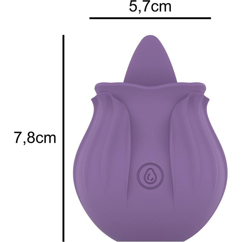 Intense Fun Toys-Viola Stimolatore Clitoride 10 Vibrazioni · Vibratori (imaginea 4)