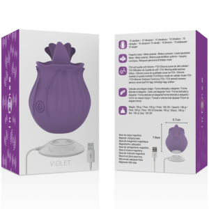 Intense Fun Toys-Viola Stimolatore Clitoride 10 Vibrazioni · Vibratori (imaginea 3)