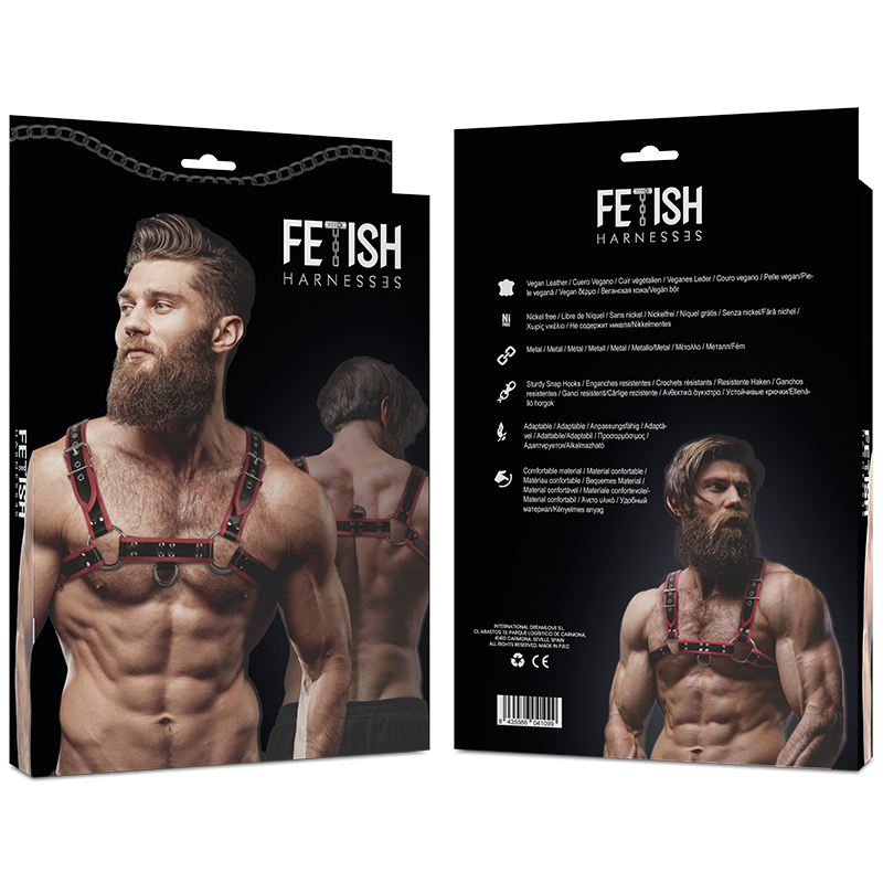 Fetish Submissive Attitude-Imbracatura per Petto Eco-pelle Uomini 2 Fetish Submissive Attitude-Imbracatura per Petto Eco-pelle Uomini · Intimo uomo (imaginea 2)