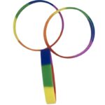Pride-Bracciale in silicone con bandiera LGBT · Articoli divertenti