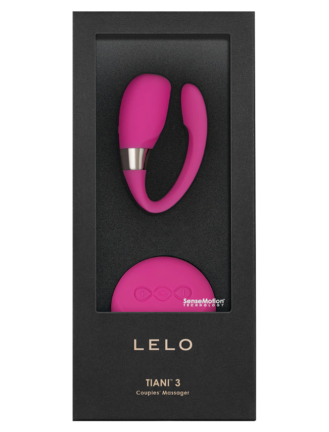Lelo-Insignia Tiani 3 Massaggiatore per Coppia, Fucsia-Silicone, 7 · Vibratori (immagine 4)
