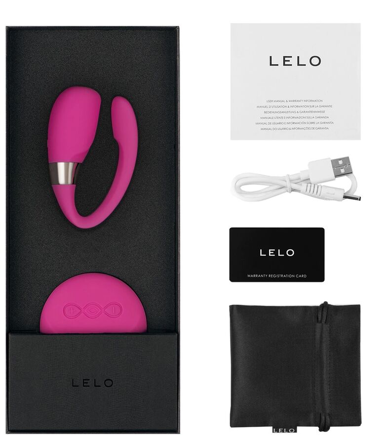 Lelo-Insignia Tiani 3 Massaggiatore per Coppia, Fucsia-Silicone, 7 · Vibratori (immagine 3)