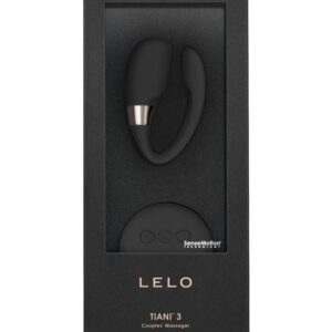 Lelo-Insignia Tiani 3 Massaggiatore per Coppia, Nero-Silicone, 7 · Vibratori (imaginea 2)