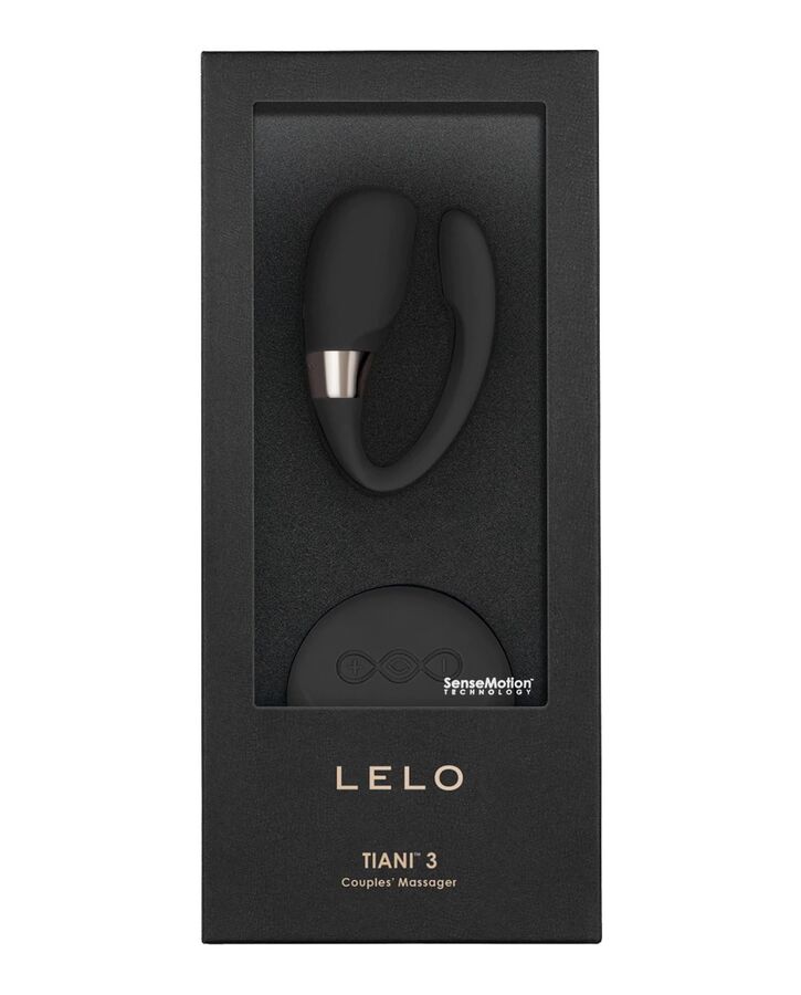 Lelo-Insignia Tiani 3 Massaggiatore per Coppia, Nero-Silicone, 7 2 Lelo-Insignia Tiani 3 Massaggiatore per Coppia, Nero-Silicone, 7 · Vibratori (imaginea 2)