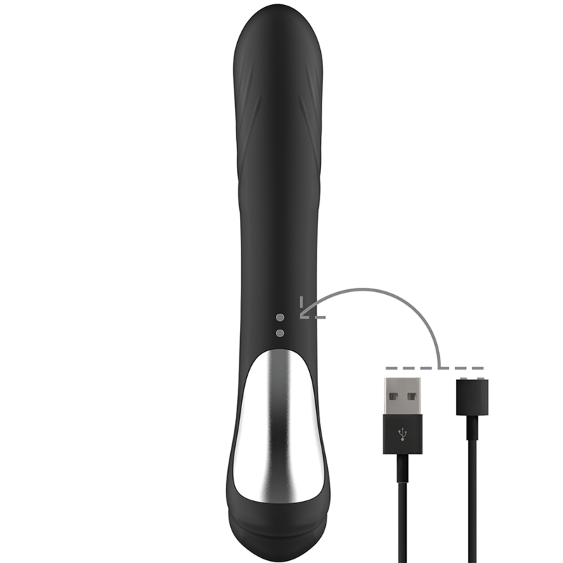 Black&silver-Jamie Rabbit Stimolatore Silicone Ricaricabile 2 Black&silver-Jamie Rabbit Stimolatore Silicone Ricaricabile — BLACK&SILVER · Vibratori (imaginea 2)