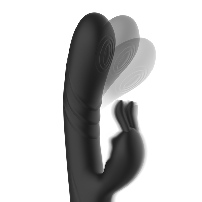 Black&silver-Jamie Rabbit Stimolatore Silicone Ricaricabile 4 Black&silver-Jamie Rabbit Stimolatore Silicone Ricaricabile — BLACK&SILVER · Vibratori (imaginea 4)