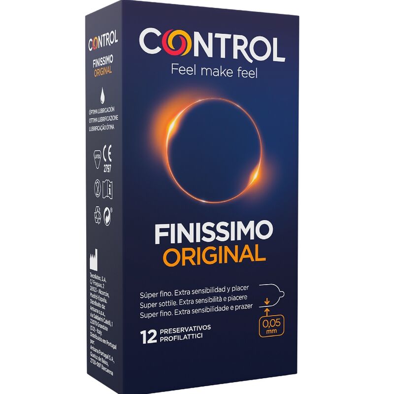 Control Condoms-Preservativi Super-sottili, 12