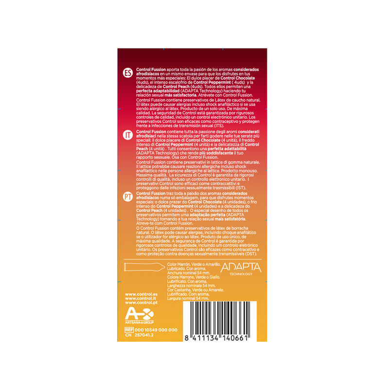 Control Condoms-Preservativi aromatizzati Fusion, 12 Pezzi-Latex 2 Control Condoms-Preservativi aromatizzati Fusion, 12 Pezzi-Latex · Preservativi (imaginea 2)