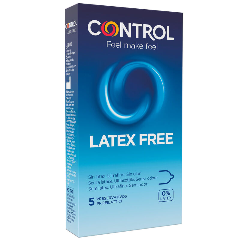Control Condoms-Senza Lattice Preservativi Ultra-sottili, 5