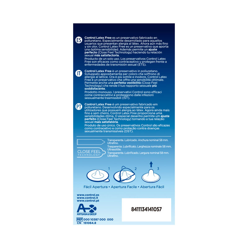 Control Condoms-Senza Lattice Preservativi Ultra-sottili, 5 2 Control Condoms-Senza Lattice Preservativi Ultra-sottili, 5 · Preservativi (imaginea 2)