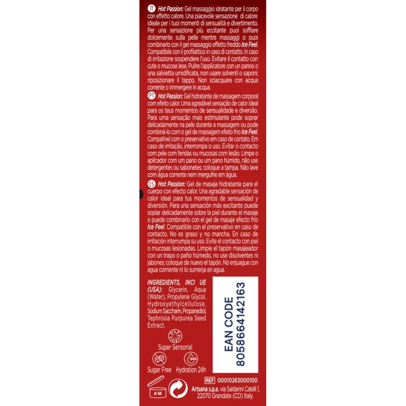 Control Lubes-Passione calda 3 in 1 GEL-200 ml · Lubrificanti (immagine 2)