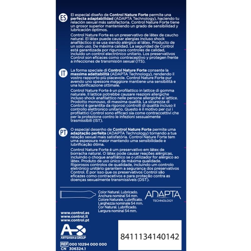 Control Condoms-Forte 12 Unità-Latex · Preservativi (immagine 2)
