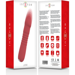 Intense High Tech-Giuni Up & Down 10 Vibrazioni Rosso-Silicone, 10 · Vibratori (imaginea 4)