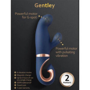 G-Vibe-Gentley Vibratore G-spot Blu Ricaricabile 6 G-Vibe-Gentley Vibratore G-spot Blu Ricaricabile · Vibratori (imaginea 2)