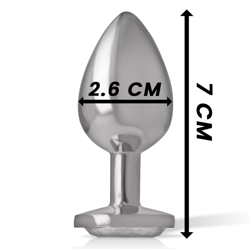 Intense Anal Toys-White Heart Plug anale in metallo, Taglia S 3 Intense Anal Toys-White Heart Plug anale in metallo, Taglia S · Accessori BDSM (imaginea 3)