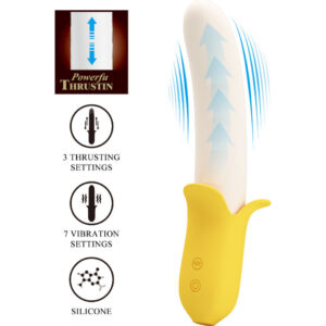 High Tech-Banana Geek Super Power 7 Vibrazioni Up&down Silicone — PRETTY LOVE · Vibratori (imaginea 2)