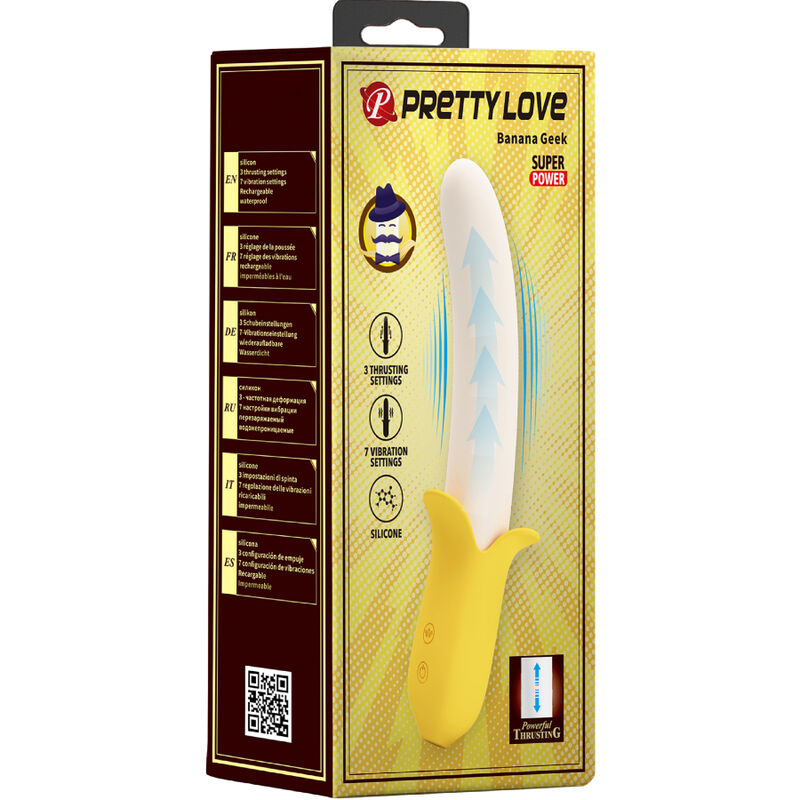 High Tech-Banana Geek Super Power 7 Vibrazioni Up&down Silicone 3 High Tech-Banana Geek Super Power 7 Vibrazioni Up&down Silicone — PRETTY LOVE · Vibratori (imaginea 3)