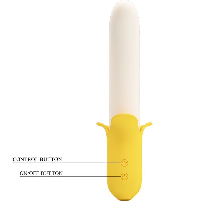 High Tech-Banana Geek Super Power 7 Vibrazioni Up&down Silicone — PRETTY LOVE · Vibratori (imaginea 5)