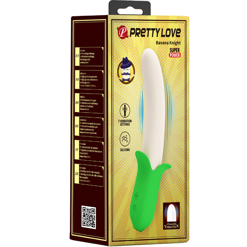 High Tech-Banana Knight Super Power 7 Vibrazioni di Silicone-7 3 High Tech-Banana Knight Super Power 7 Vibrazioni di Silicone-7 — PRETTY LOVE · Vibratori (imaginea 3)