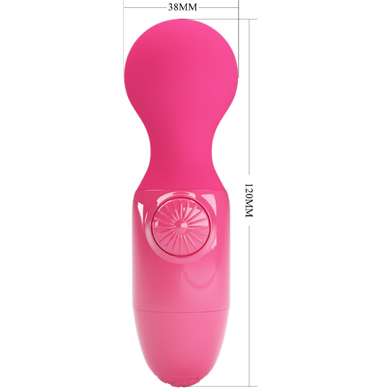 High Tech-Magenta Mini Vibratore Personal-Silicone, Ricaricabile — PRETTY LOVE · Vibratori (immagine 2)