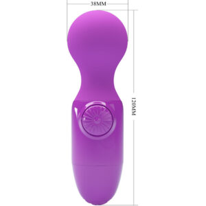 High Tech-Mini massaggiatore personale Viola-Silicone, impermeabile — PRETTY LOVE · Vibratori (imaginea 2)