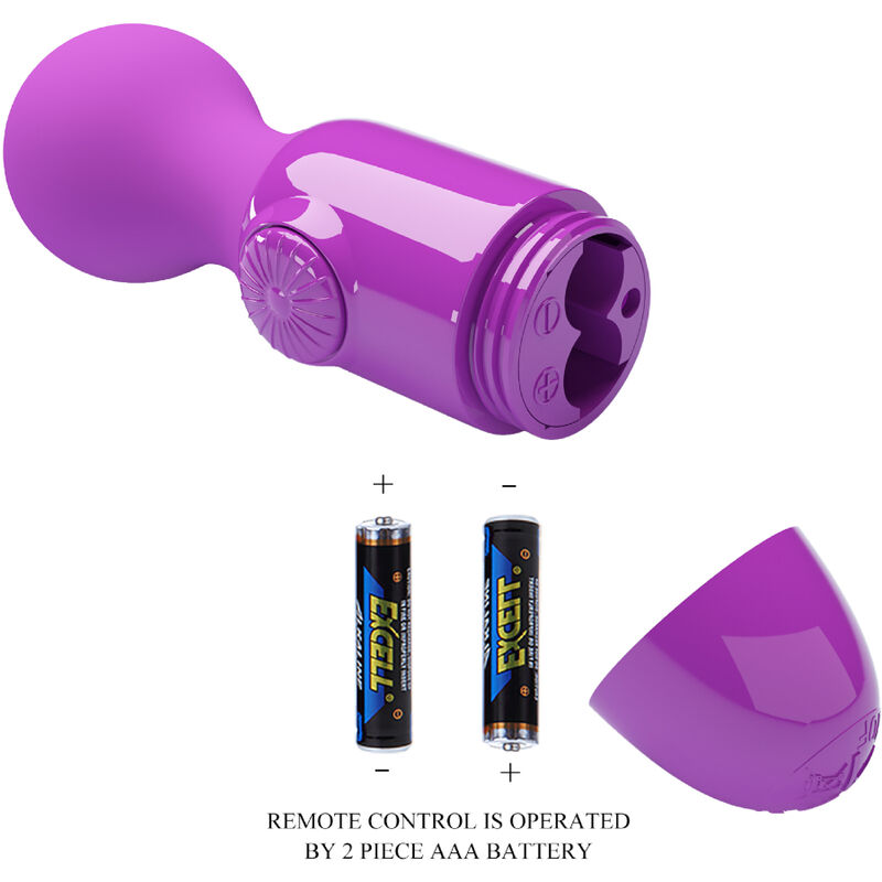 High Tech-Mini massaggiatore personale Viola-Silicone, impermeabile 6 High Tech-Mini massaggiatore personale Viola-Silicone, impermeabile — PRETTY LOVE · Vibratori (imaginea 6)