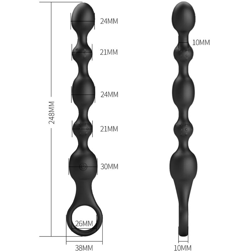 Anal Toys-Van Palline anali Silicone Ricaricabile, 10 7 Anal Toys-Van Palline anali Silicone Ricaricabile, 10 — PRETTY LOVE · Giocattoli anali (imaginea 7)