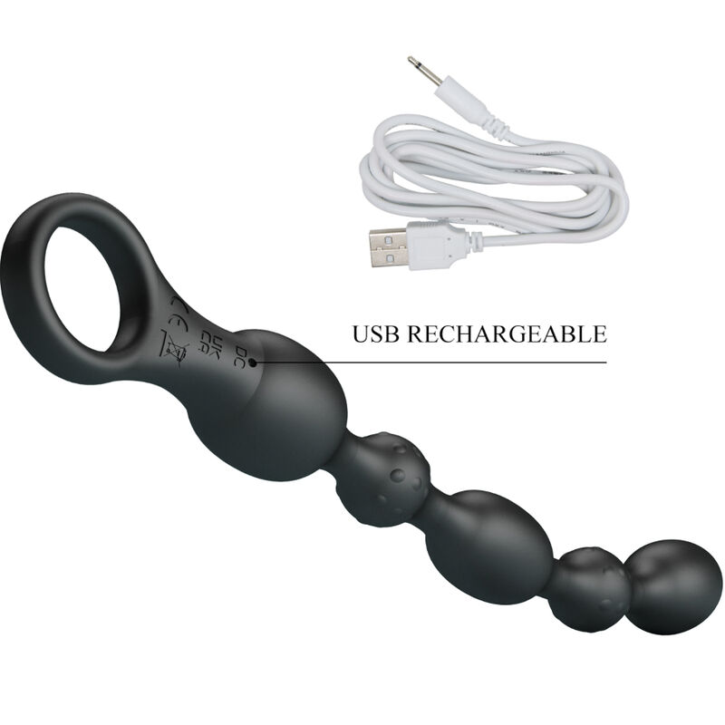 Anal Toys-Van Palline anali Silicone Ricaricabile, 10 3 Anal Toys-Van Palline anali Silicone Ricaricabile, 10 — PRETTY LOVE · Giocattoli anali (imaginea 3)