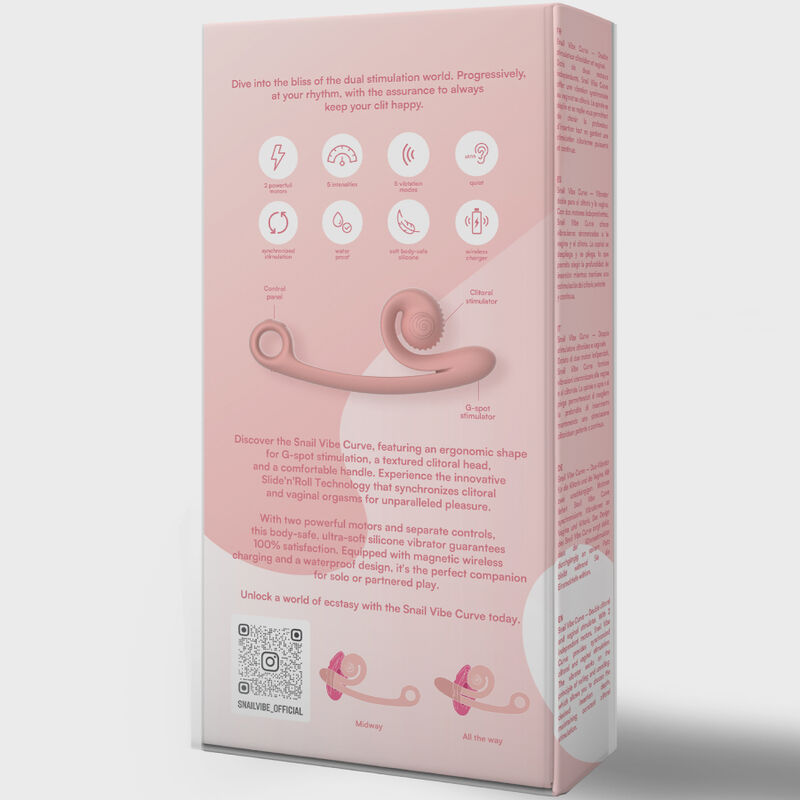 Snail Vibe-Curve Vibratore, Silicone, 5 velocità 30 Snail Vibe-Curve Vibratore, Silicone, 5 velocità · Vibratori (imaginea 2)
