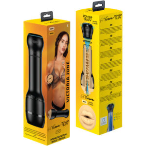 Kiiroo-Powerblow și Feelvictoria Mouth Stroker Set-Silicon, App · Masturbatoare