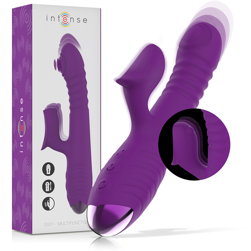 Intense High Tech-Iggy Vibratore Multifunzione Ricaricabile