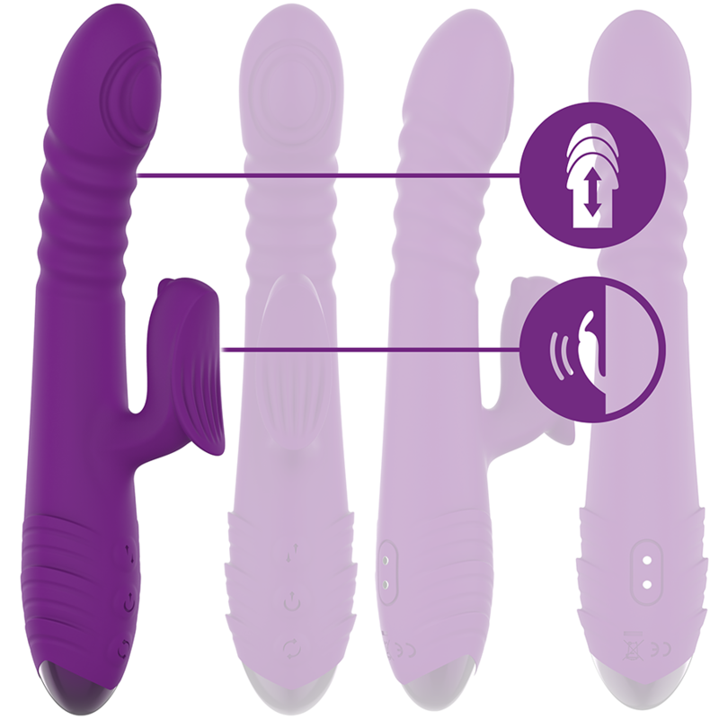 Intense High Tech-Iggy Vibratore Multifunzione Ricaricabile · Vibratori (immagine 5)