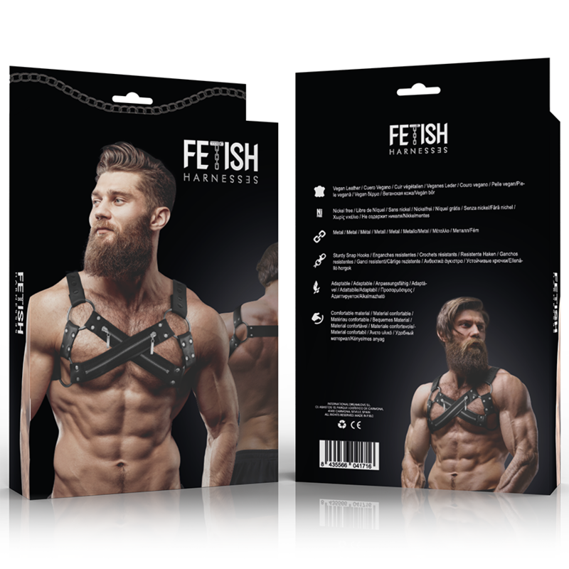 Fetish Submissive Attitude-Imbracatura Cross-over in neoprene, regolabile 2 Fetish Submissive Attitude-Imbracatura Cross-over in neoprene, regolabile · Accessori BDSM (imaginea 2)