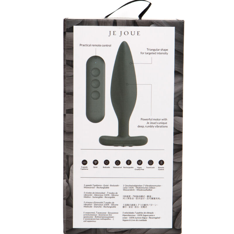 Je Joue-Egon Plug anale Vibrator Nero-Silicone 3 Je Joue-Egon Plug anale Vibrator Nero-Silicone · Accessori BDSM (imaginea 3)