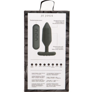 Je Joue-Onyx Plug anale Vibratore Nero-Silicone · Accessori BDSM (immagine 3)