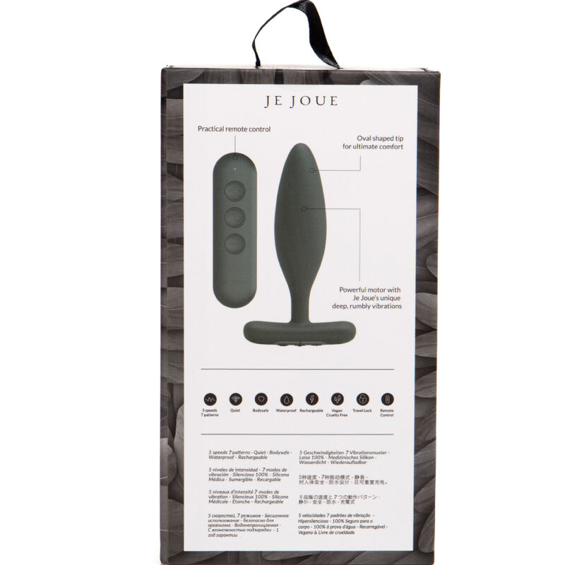 Je Joue-Vesta Plug anale Vibratore Nero · Accessori BDSM (immagine 6)