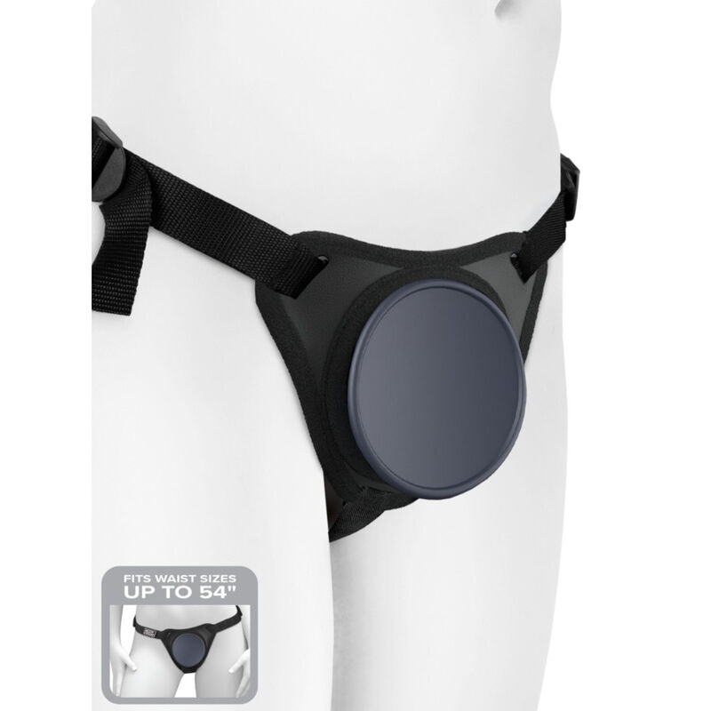 Pipedreams-Body Dock Elite Imbracatura-Silicone, Ventosa · Strap-on & Imbracature (immagine 2)