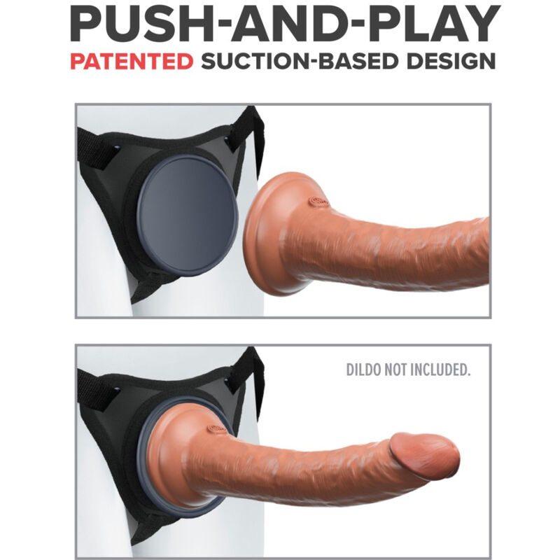 Pipedreams-Body Dock Elite Imbracatura-Silicone, Ventosa · Strap-on & Imbracature (immagine 4)