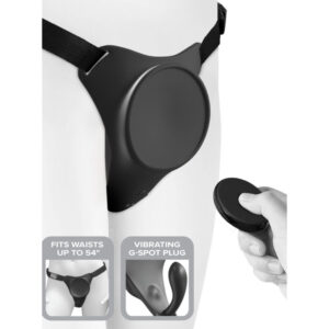 Pipedreams-Body Dock G-spot Pro Harness-Silicone, 10 velocità · Strap-on & Imbracature (imaginea 2)