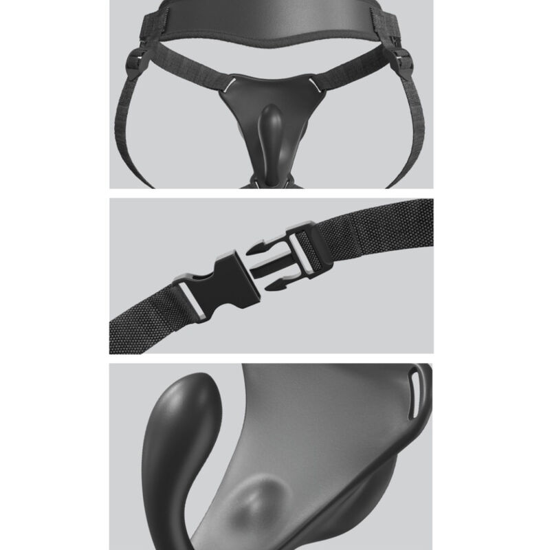 Pipedreams-Body Dock G-spot Pro Harness-Silicone, 10 velocità · Strap-on & Imbracature (immagine 3)