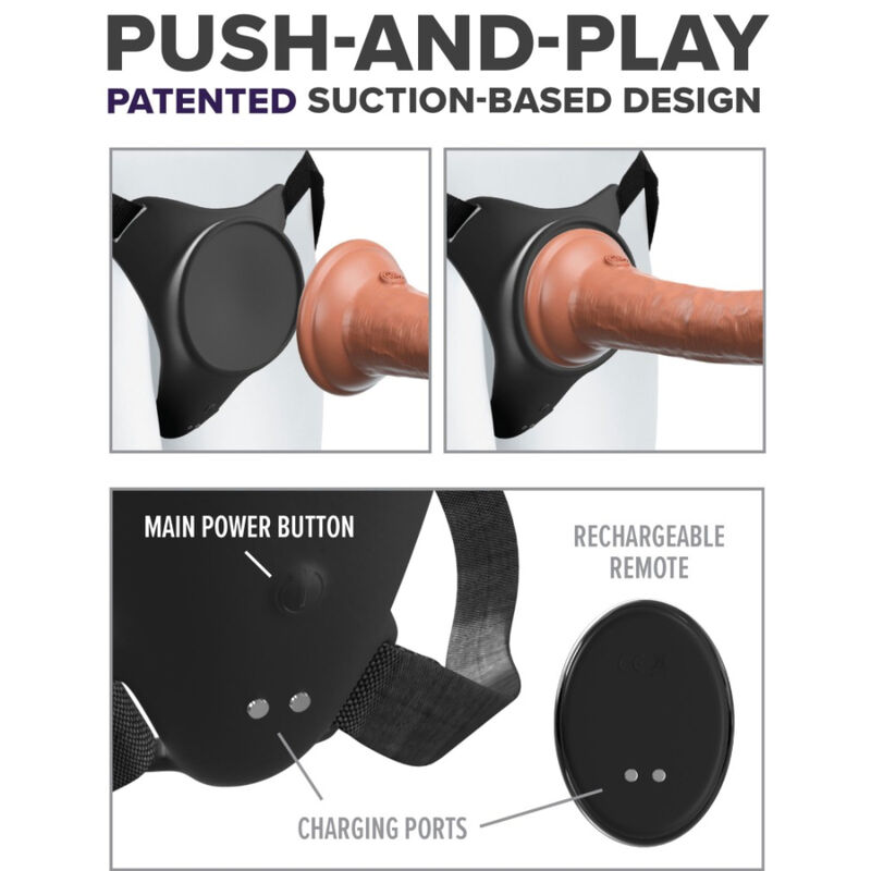 Pipedreams-Body Dock G-spot Pro Harness-Silicone, 10 velocità · Strap-on & Imbracature (immagine 4)