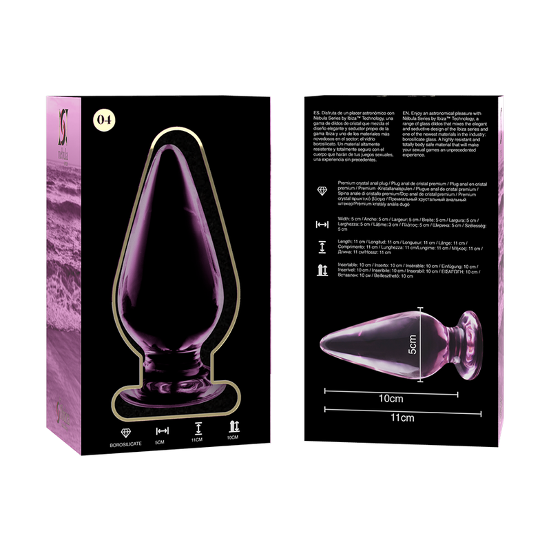 Nebula Series by Ibiza-Modello 4 Plug anale di Cristallo · Accessori BDSM (imaginea 2)