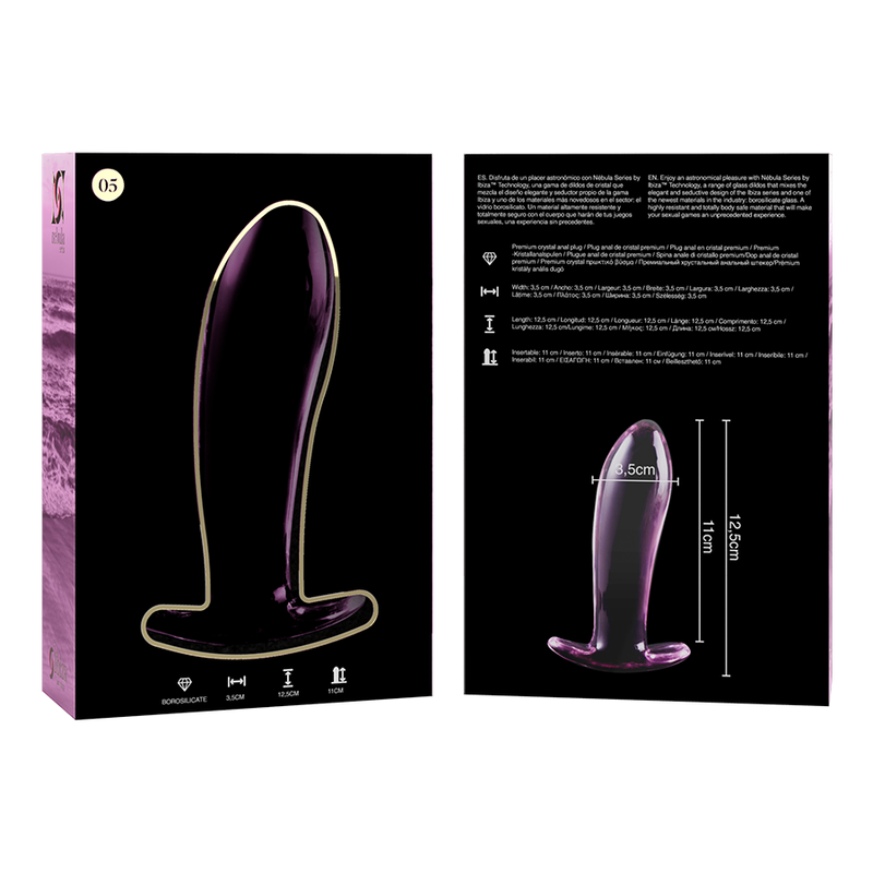 Nebula Series by Ibiza-Modello 5 Plug anale di Cristallo · Accessori BDSM (imaginea 7)