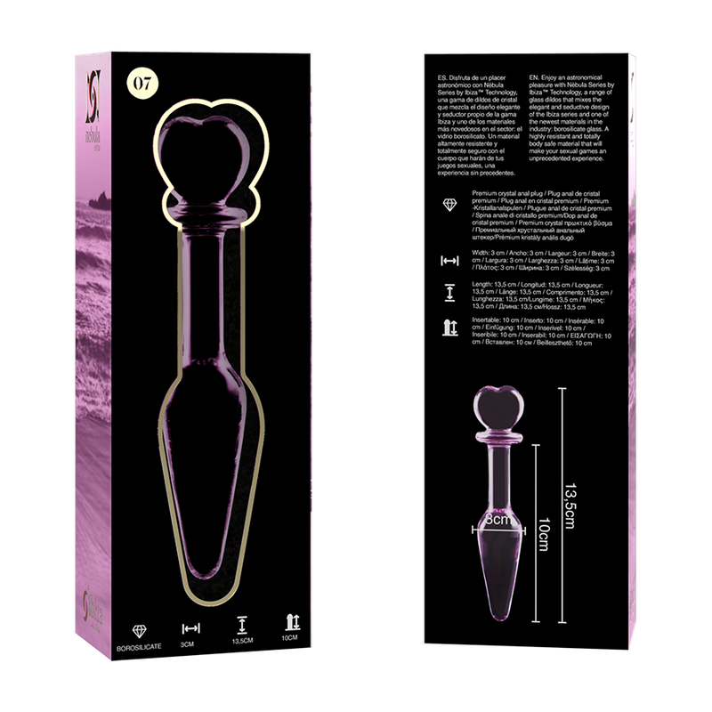 Nebula Series by Ibiza-Modello 7 Plug anale di Cristallo 26 Nebula Series by Ibiza-Modello 7 Plug anale di Cristallo · Accessori BDSM (imaginea 2)